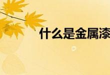 什么是金屬漆（什么是金稻呢）