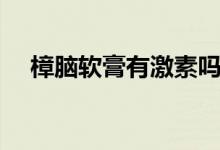 樟腦軟膏有激素嗎（樟腦軟膏有激素嗎）