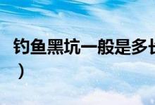 釣魚黑坑一般是多長(zhǎng)的桿子（釣魚黑坑是什么）