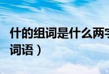 什的組詞是什么兩字（皚可以組哪個(gè)兩個(gè)字的詞語）