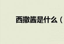 西撒醬是什么（西撒醬是什么意思）