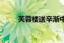 芙蓉樓送辛漸中的芙蓉樓位于哪里