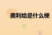奧利給是什么梗（奧利給是什么意思）