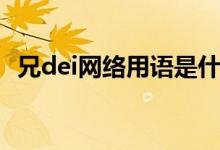 兄dei網(wǎng)絡(luò)用語(yǔ)是什么意思（兄dei什么梗）