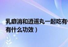 乳癖消和逍遙丸一起吃有什么禁忌(乳癖消和逍遙丸一起吃有什么功效)