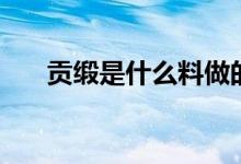 貢緞是什么料做的（貢緞是什么面料）