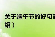 關于端午節(jié)的好句簡短（關于端午節(jié)的好句介紹）