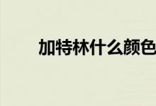 加特林什么顏色（加特林什么意思）