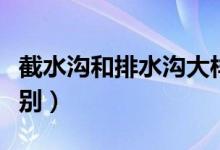 截水溝和排水溝大樣圖（截水溝和排水溝的區(qū)別）