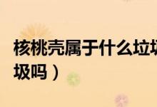 核桃殼屬于什么垃圾分類（核桃殼屬于什么垃圾嗎）