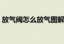 放氣閥怎么放氣圖解（放氣閥怎么放氣圖解）