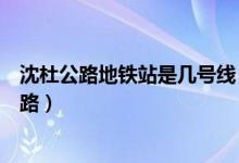 沈杜公路地鐵站是幾號線（到外灘坐地鐵幾號線我在沈杜公路）