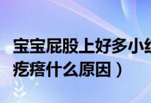 寶寶屁股上好多小紅疙瘩（寶寶屁股上長小紅疙瘩什么原因）