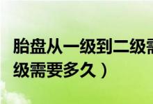 胎盤從一級到二級需要多久（胎盤從一級到二級需要多久）