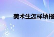 美術生怎樣填報志愿（有哪些方法）