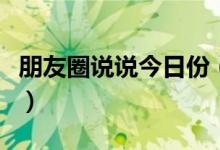 朋友圈說(shuō)說(shuō)今日份（朋友圈今日份是什么意思）