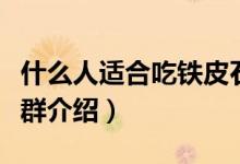什么人適合吃鐵皮石斛（適合吃鐵皮石斛的人群介紹）