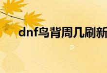 dnf鳥背周幾刷新（dnf鳥背刷新時間）