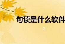 句讀是什么軟件（句讀是什么意思）
