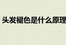 頭發(fā)褪色是什么原理（頭發(fā)褪色是什么意思）