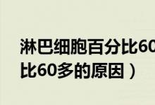 淋巴細胞百分比60多嚴重嗎(淋巴細胞百分比60多的原因)