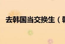去韓國當(dāng)交換生（韓國交換生有什么好處）