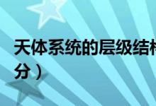 天體系統(tǒng)的層級(jí)結(jié)構(gòu)簡(jiǎn)圖（天體系統(tǒng)的層次劃分）