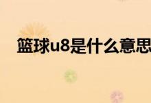 籃球u8是什么意思（籃球u8是什么意思）
