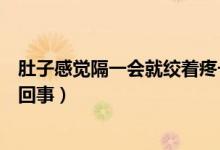 肚子感覺隔一會就絞著疼一下（肚子隔一會絞痛一次是怎么回事）