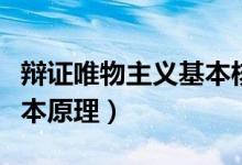 辯證唯物主義基本核心觀點(diǎn)（辯證唯物主義基本原理）