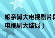 娘親舅大電視劇片段姚彩玲佟程程（娘親舅大電視劇大結(jié)局）