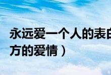 永遠(yuǎn)愛一個人的表白句子說說（怎么表達(dá)對對方的愛情）