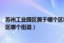 蘇州工業(yè)園區(qū)屬于哪個(gè)區(qū)哪個(gè)街道（蘇州工業(yè)園區(qū)屬于哪個(gè)區(qū)哪個(gè)街道）