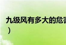 九級風(fēng)有多大的危害（九級風(fēng)有多大的破壞力）