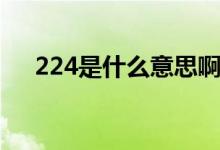 224是什么意思?。?24是什么意思?。?class=