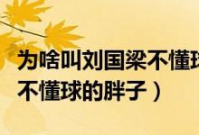 為啥叫劉國(guó)梁不懂球的胖子（為什么叫劉國(guó)梁不懂球的胖子）
