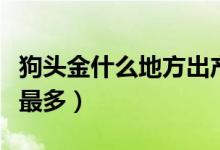 狗頭金什么地方出產(chǎn)（國內(nèi)這幾個地方狗頭金最多）