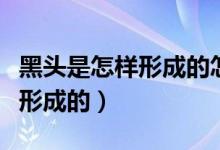 黑頭是怎樣形成的怎么去除黑頭（黑頭是怎樣形成的）