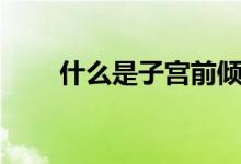 什么是子宮前傾（什么是子宮頸炎）
