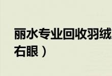 麗水專業(yè)回收羽絨服服務(wù)至上（l是左眼還是右眼）
