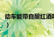 動(dòng)車能帶自釀紅酒嗎（動(dòng)車可以帶家釀紅酒嗎）