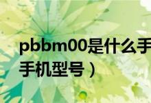 pbbm00是什么手機(jī)型號(hào)（pbam00是什么手機(jī)型號(hào)）
