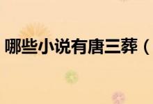 哪些小說有唐三葬（唐三葬是哪部小說主角）