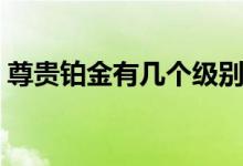 尊貴鉑金有幾個(gè)級(jí)別（尊貴鉑金有幾個(gè)段位）