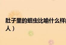 肚子里的蛔蟲比喻什么樣的人(肚子里的蛔蟲比喻什么樣的人)