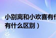 小別離和小歡喜有什么關系（小別離和小歡喜有什么區(qū)別）