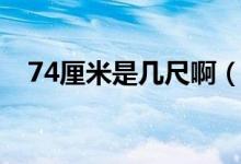74厘米是幾尺?。?4厘米是幾尺幾的腰）