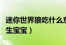 迷你世界狼吃什么東西呢（迷你世界狼吃什么生寶寶）