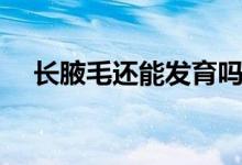 長腋毛還能發(fā)育嗎（長腋毛還能長高嗎）