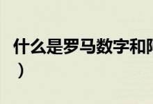什么是羅馬數(shù)字和阿拉伯數(shù)字（什么是羅馬音）